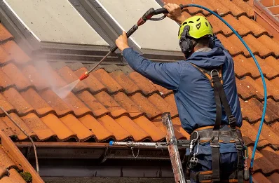 Démoussage et hydrofuge de toiture à Libaros