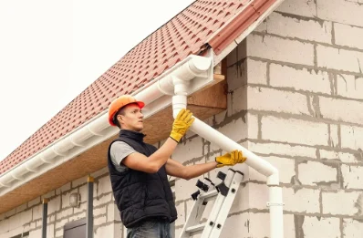 Pose et remplacement de gouttières à Libaros